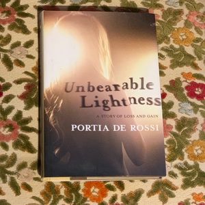 Book “Unbearable Lightness” by Portia De Rossi